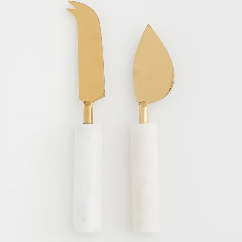2-pack Marble Cheese Knives/NWT